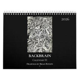 Backbrain Kalender III 2026 (Doppelblatt)