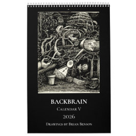 Backbrain-Kalender V, 2026, Einzelblatt Kalender
