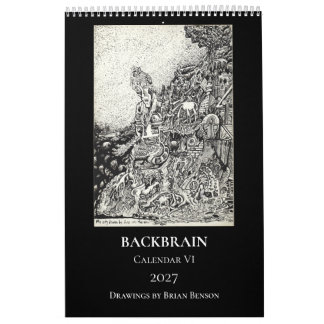 Backbrain Kalender VI, 2027, Einzelblatt