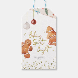 Backbriefe Bright Gingerbrot Geschenkanhänger