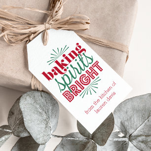 Backbrillanz   Roter und grüner Urlaub Geschenkanhänger