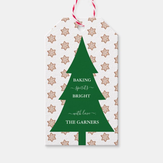 Backbrillanz | Weihnachtsbaum Geschenkanhänger (Vorderseite)