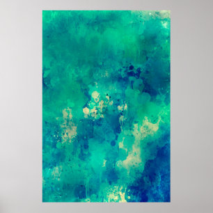 Backdrop watercolor painting poster