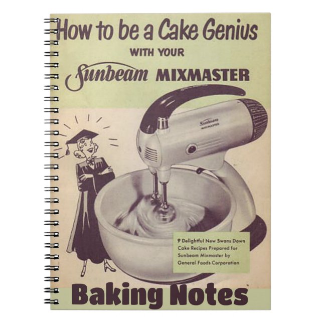 Backen-Anmerkungs-Zeitschrift Notizblock (Vorderseite)