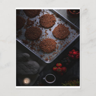 Backen Einige Schokoladenkekse Flyer