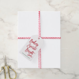 Backen-Geist-heller Kalligraphie-Umbau Geschenkanhänger