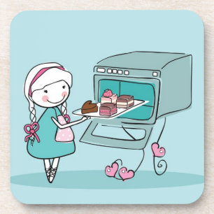 Backen Getränkeuntersetzer