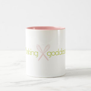Backen-Göttin-Tasse Zweifarbige Tasse