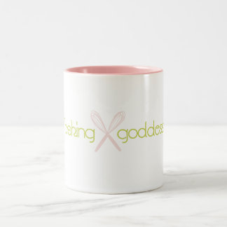 Backen-Göttin-Tasse Zweifarbige Tasse