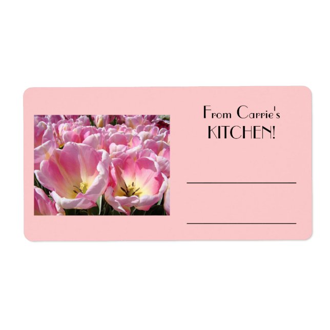 Backen gute Canning Jar Labels Custom KITCHEN (Vorne)