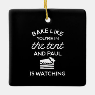 Backen | Ich backe, als wären Sie im Zelt und Pein Keramikornament