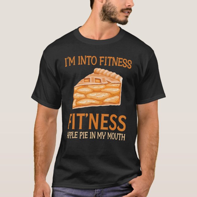 Backen - Ich bin in Fitness Fit' Ness Apfelkuchen  T-Shirt (Vorderseite)