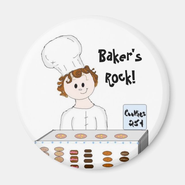 Backen im Stil Magnet (Vorne)