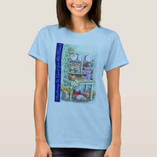 Backen ist für den Herz-T - Shirt gut