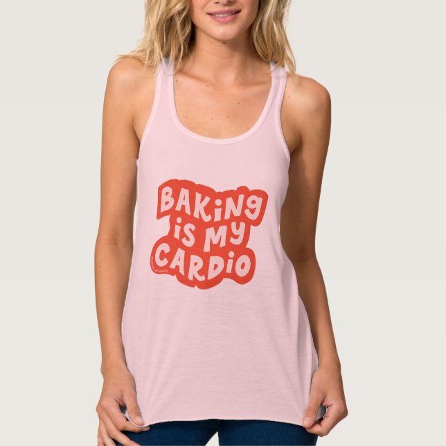 Backen ist mein Cardio-T-Shirt Tank Top (Vorderseite)