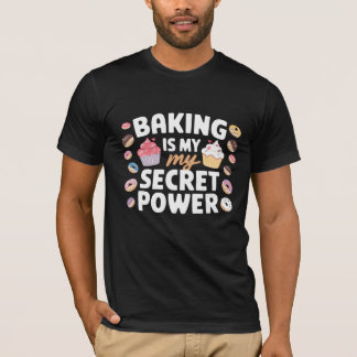 Backen ist mein Kardio-Geheimtrick Lustige Aussage T-Shirt