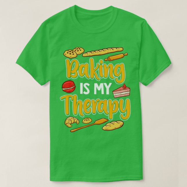 Backen ist meine Heilbäckerei T-Shirt (Design vorne)