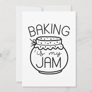 Backen ist meine Leidenschaft Dankeskarte