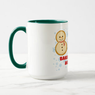 Backen ist SCHNEE viel Spaß Tasse