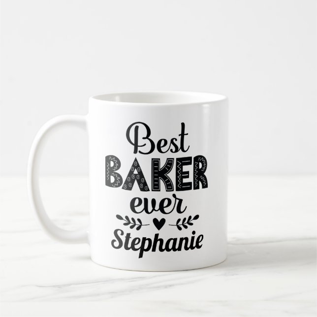 Backen Koch Geschenk Bester Bäcker für je Kaffeetasse (Links)