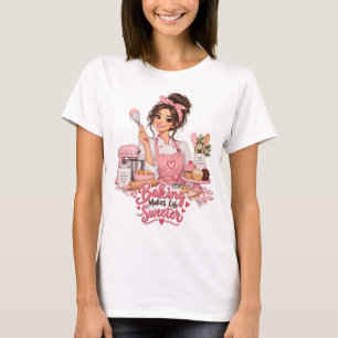 Backen macht das Leben süßer Bäcker T-Shirt