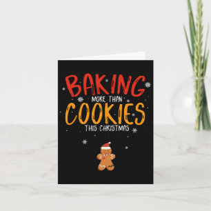 Backen mehr als Cookies Weihnachts Weihnachtsbäcke Karte