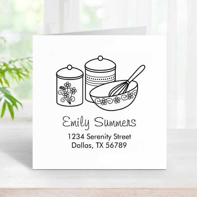 Backen - Mischschüssel, Whisker, Kanistenadresse Gummistempel (Von Creator hochgeladen)