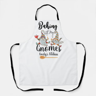 Backen mit meinen Gnomes Custom Bakery Gnome Backe Schürze