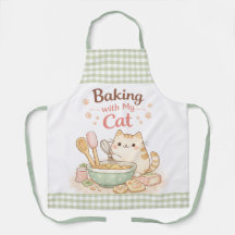Backen mit meiner Katze Kawaii Pastell Süße Kitty