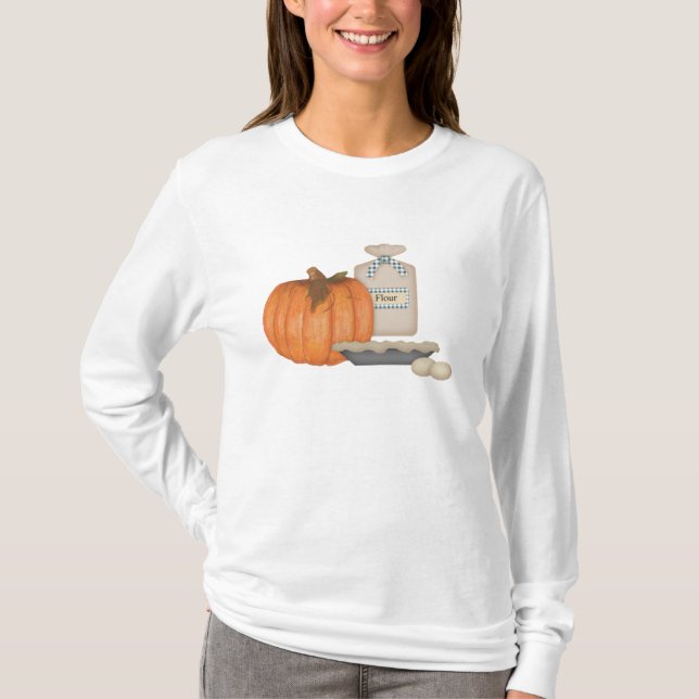 Backen Pumpkin Pie Shirt (Vorderseite)
