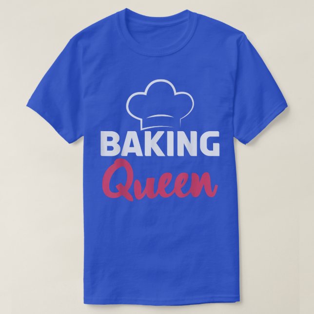 Backen Queen Cooking Backbaker T-Shirt (Design vorne)