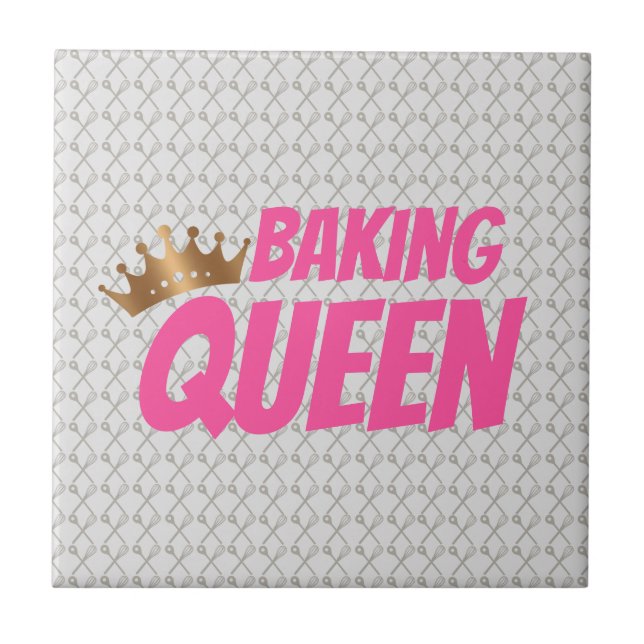 Backen Queen Pattern für Kuchen und Süßigkeiten Li Fliese (Vorderseite)