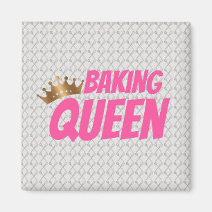 Backen Queen Pattern für Kuchen und Süßigkeiten Magnet