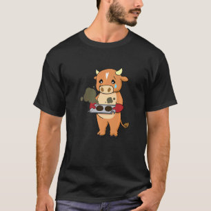 Backen schief gelaufen Kuh Koch Kulinarisch Bäcker T-Shirt