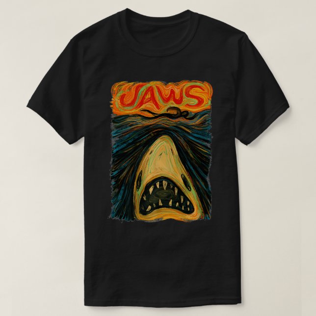 Backen Scream Portrait Premium T-Shirt (Design vorne)