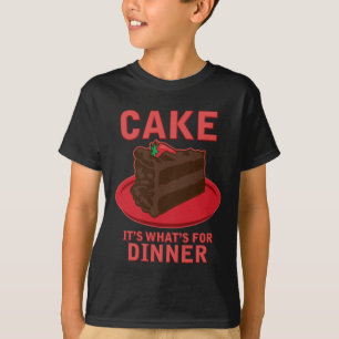 Backen Sie, es ist zusammen, was für Abendessen T-Shirt