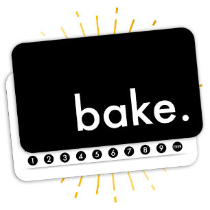 backen Sie. LoyalitätsLochkarte Treuekarte