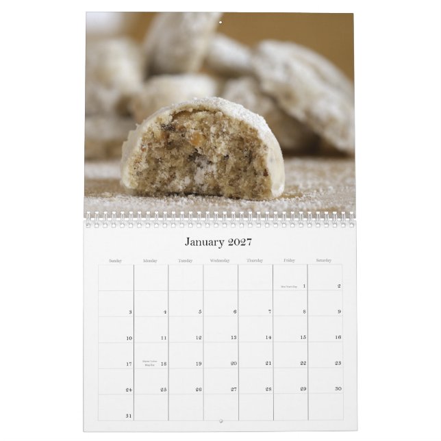 Backen Sie oder brechen Sie Kalender 2008 (Jan 2027)