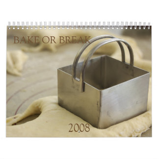 Backen Sie oder brechen Sie Kalender 2008