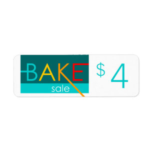 backen Sie typografische Preise des Verkaufs