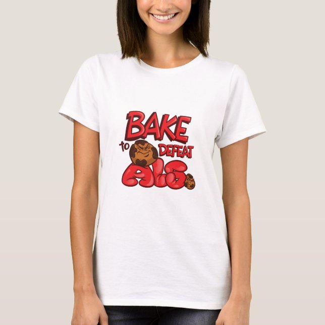 Backen Sie, um ALS-Plätzchen-Besonderen zu T-Shirt (Vorderseite)