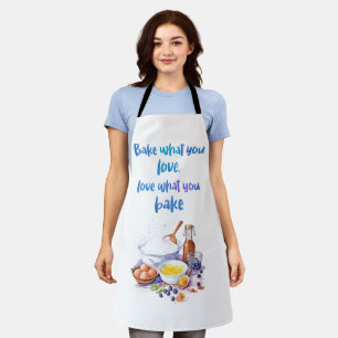 Backen Sie, was Sie Liebe Schürze