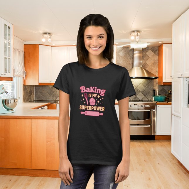 Backen Superpower roink T-Shirt (Von Creator hochgeladen)
