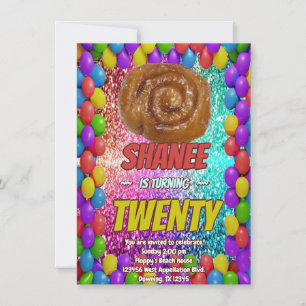 Backen Sweet Tooth Dessert Fun Party laden Einladung
