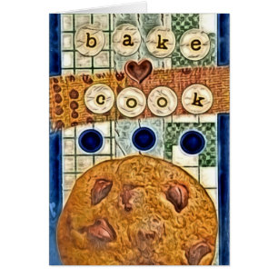 Backen und Cookie-Collage