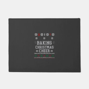 Backen Weihnachtsfreude Lebkuchen Ofen Strickmuste Fußmatte