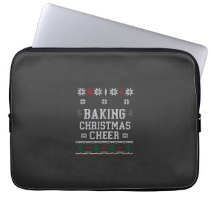 Backen Weihnachtsfreude Lebkuchen Ofen Strickmuste Laptopschutzhülle