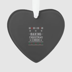 Backen Weihnachtsfreude Lebkuchen Ofen Strickmuste Ornament