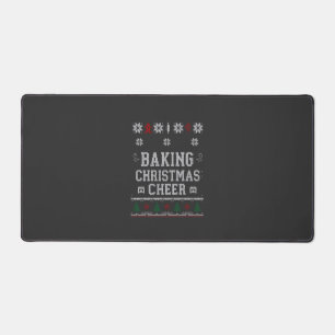Backen Weihnachtsfreude Lebkuchen Ofen Strickmuste Schreibtischunterlage