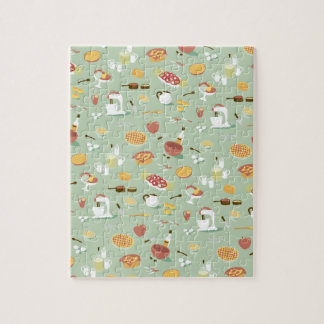 Backender Kuchen und Torten in der Küche Puzzle